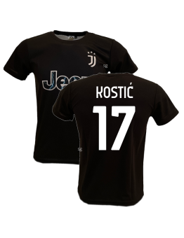 Maglia Juventus Kostic 17 ufficiale replica 2022/2023 trasferta Away nera 
